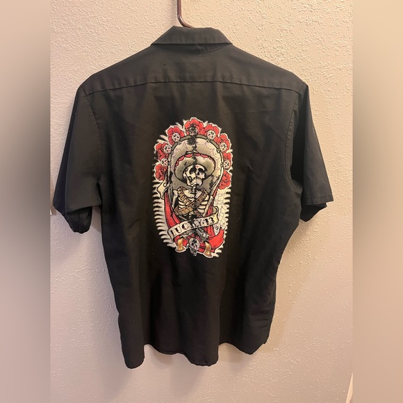 Lucky 13 short sleeve shop shirt - Picture 2 of 2